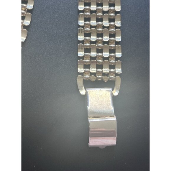 Vintage 90s Panther Link Necklace Set 3 pieces Gold Tone Quality Jewelry Y2k - Picture 10 of 16